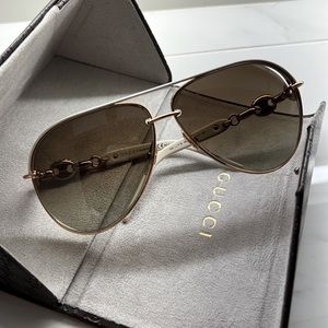 Authentic White Gucci ladies sunglasses